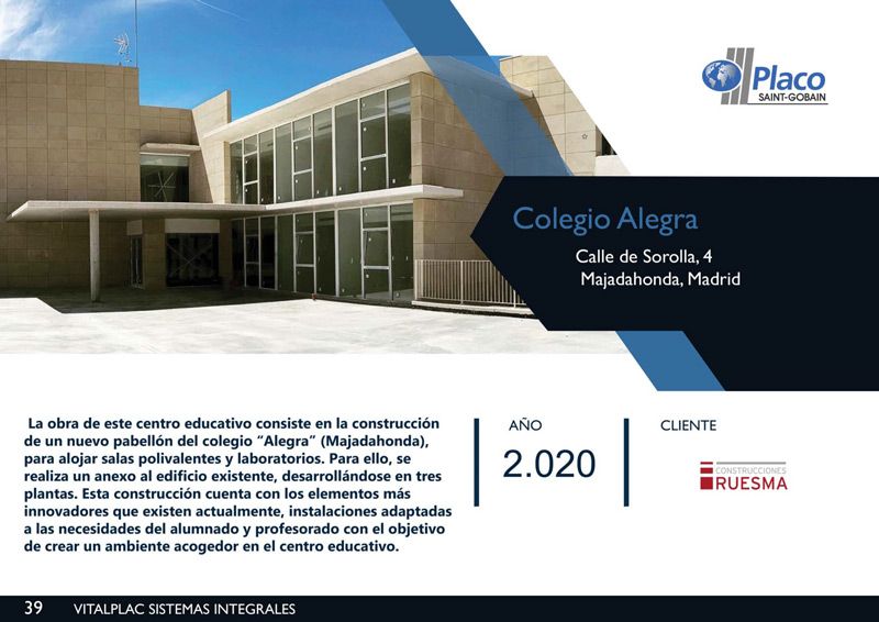 Vitalplac Colegio Alegra